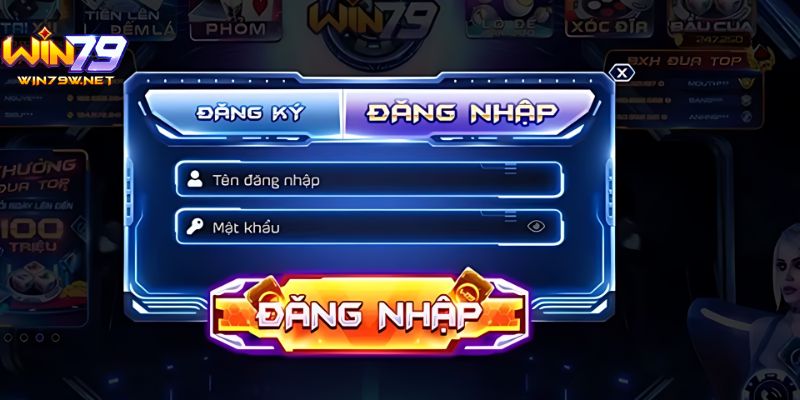 Đăng nhập vào tài khoản cổng game